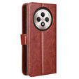 Pattintható tok a Oppo Reno 12FS / 12F, Crazy Horse Wallet, barna