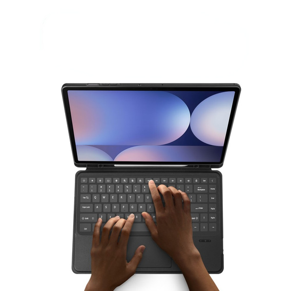 Billentyűzet tok Samsung Galaxy Tab S8 Ultra / S9 Ultra / S10 Ultra, Dux Ducis DK Series, fekete