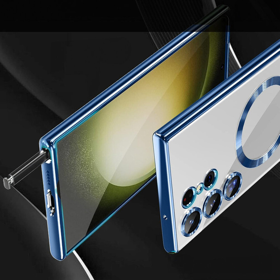 Telefontok a Samsung Galaxy S23 Ultra, MagSafe Hybrid, sötétkék