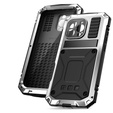 Páncélozott tok a iPhone 16 Pro, R-JUST, ezüst