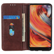 Telefontok a Motorola Moto G24 / G24 Power / G04, Wallet Litchi Leather, barna