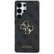 GUESS Telefontok a Samsung Galaxy S25 Ultra, 4G Big Metal Logo, fekete