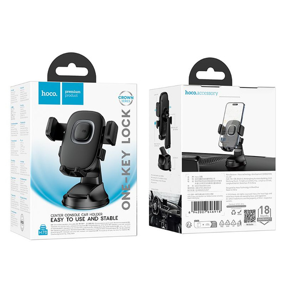 Hoco H76 autós telefon tartó műszerfalra