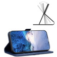 Pattintható tok a Xiaomi Redmi Note 13 5G, BINFEN Wallet, kék