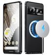 Kameravédő tok Google Pixel 8 Pro, CamShield MagSafe, átlátszó / fekete