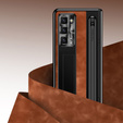Leather+PC tok állvánnyal, üveglapkal és tollal Samsung Galaxy Z Fold6 5G készülékekhez