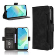 Flap tok Oppo Reno 14F, kártya slot, pénztárca, fekete