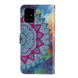 Pattintható tok a Samsung Galaxy A51, Wallet, Mandala Flower