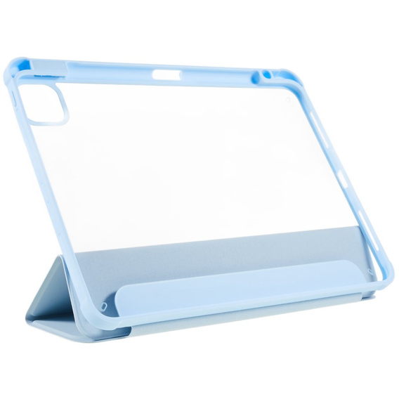Tok iPad Pro 11 2022 / 2021 / 2020 / 2018, Smartcase Hybrid, tolltartó résszel, kék
