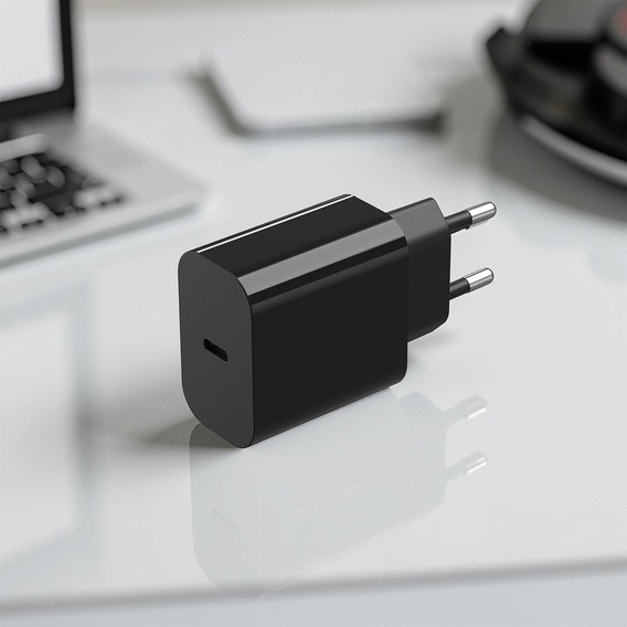 Blavec GaN4 45W USB-C PD/QC hálózati töltő USB-C-vel - USB-C kábel USB-C-vel rendelkező eszközökhöz: okostelefonok, táblagépek és könnyű laptopok számára