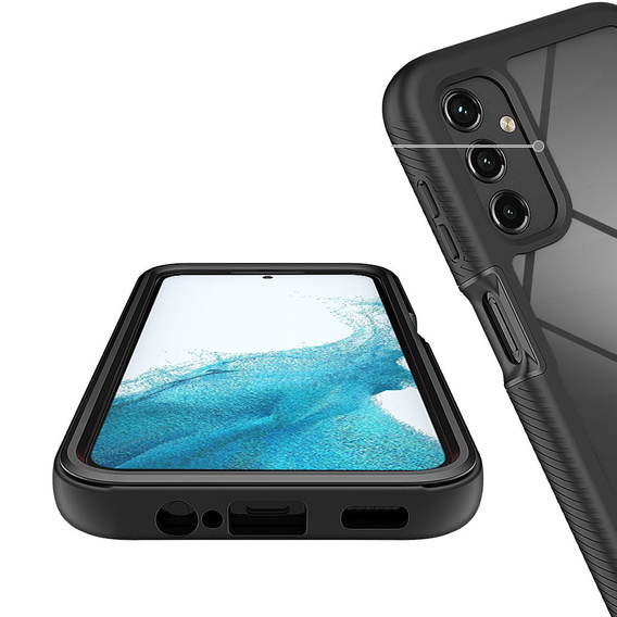 Tok Samsung Galaxy A34 5G készülékhez, Shockproof, fóliával, fekete