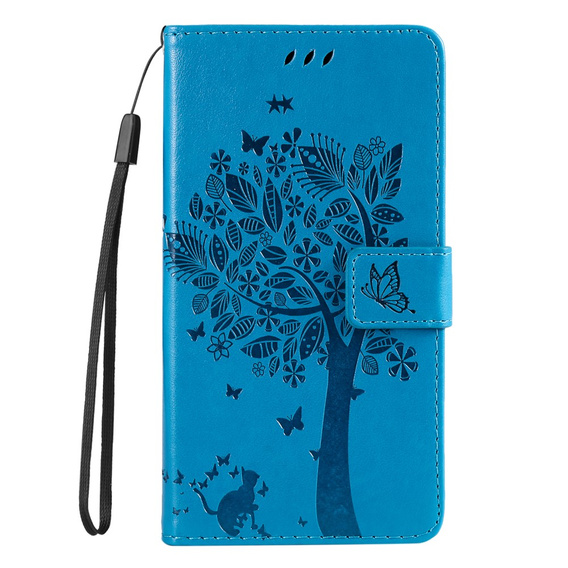 Pattintható tok Xiaomi 13T / 13T Pro, fa, kék