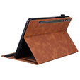 Tok Samsung Galaxy Tab S10 FE+ Plus, Classic, tolltartóval, fekete