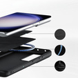 Telefontok a Samsung Galaxy S24 Ultra, Silicone MagSafe, fekete