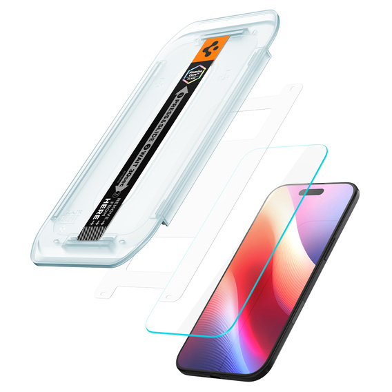 Spigen Glas.TR EZ Fit edzett üveg iPhone Air készülékhez (2 db)