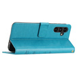 Pattintható tok a Samsung Galaxy A55 5G, Wallet, Butterfly, lila