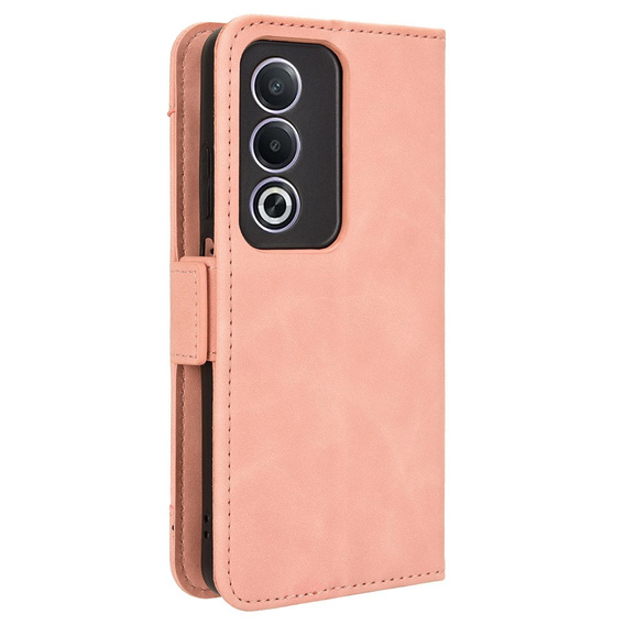 Pattintható tok a Oppo A80, Card Slot, rózsaszín