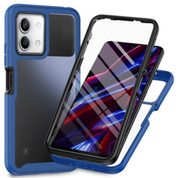 Tok Xiaomi Redmi Note 13 5G készülékhez, Shockproof, fóliával, kék