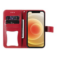 Pattintható tok a Oppo Reno5 Z / A94 / A95 5G, Mandala, piros