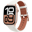 Bőrszíj Apple Watch 1/2/3/4/4/5/6/7/8/SE/Ultra 42/44/45/49mm, rózsaszín
