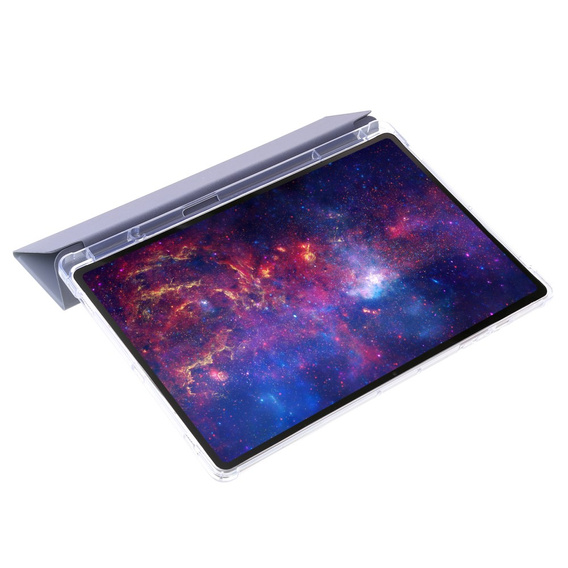 Tok Samsung Galaxy Tab S9 Ultra, Smartcase Hybrid, tolltartó résszel, lila