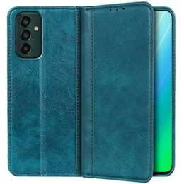 Telefontok a Samsung Galaxy M13 4G, Wallet Litchi Leather, zöld