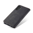 CASEME tok Samsung Galaxy A04S / A13 5G, Leather Wallet Case, fekete