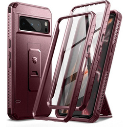 Páncélozott tok a Google Pixel 8 Pro, Dexnor Full Body (Two Frames), piros