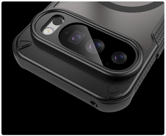 Páncélozott tok a Google Pixel 10 Pro-hoz, MagSafe, matt, fekete