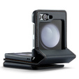 CASEME flip tok Samsung Galaxy Z Flip5 5G, Litchi Wallet, fekete