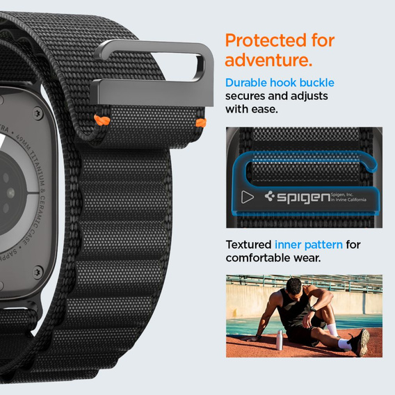 Spigen WBF1 szíj Apple Watch 8/9/10/11/SE/Ultra 1/2 (44/45/46/49 mm) készülékekhez