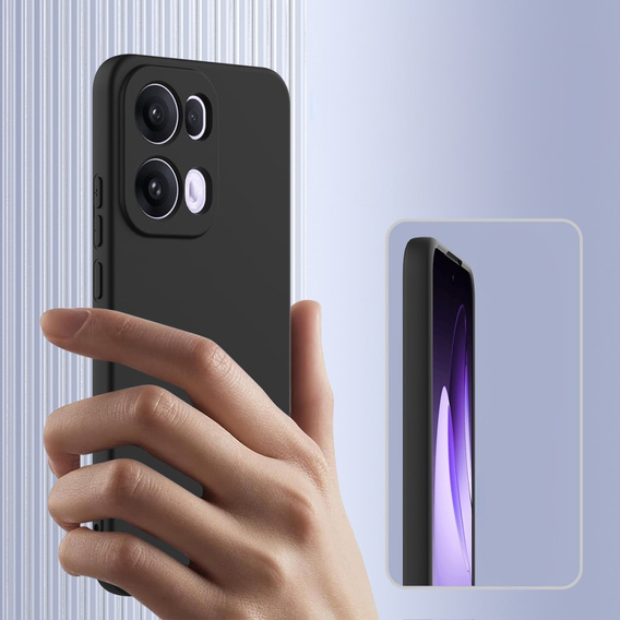 Telefontok a Oppo Reno13 Pro 5G, Silicone MagSafe, fekete