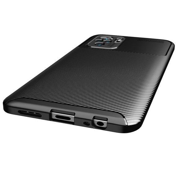 Telefontok a Xiaomi Redmi Note 10/10S, Carbon Gel, fekete