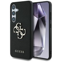 GUESS Grained Big 4G Logo tok Samsung Galaxy S25 készülékhez