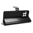 Pattintható tok a T Phone 2 Pro 5G, Crazy Horse Wallet, fekete