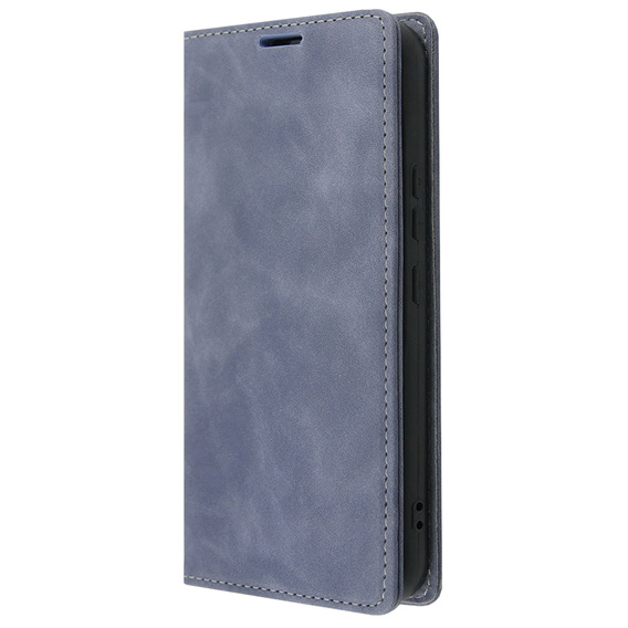 Telefontok a Samsung Galaxy A54, ERBORD Vintage, pénztárca patenttal, szürke