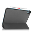 Tok iPad 10.9 2022 10 Gen, Smartcase tolltartóval, szürke