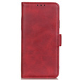 Pattintható tok a Motorola Moto G53 5G / G13 / G23, Wallet, piros
