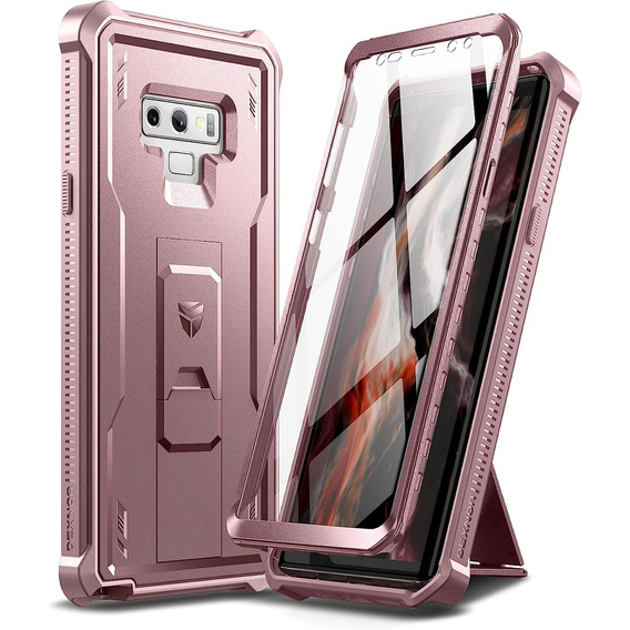 Páncélozott tok a Samsung Galaxy Note 9, Dexnor Full Body, rózsaszín rose gold