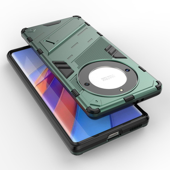 Tok Honor Magic 5 Lite, Military kickstand, zöld