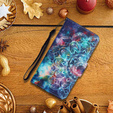 Pattintható tok a Xiaomi Redmi 13C / Poco C65, Wallet, Starry Mandala, kék