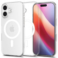 Spigen tok iPhone 17 készülékhez, Liquid Crystal MagSafe, átlátszó/fehér