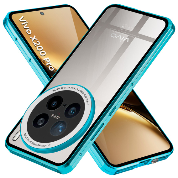 Tok Vivo X200 Pro 5G, Magnetic Dual Glass, kék