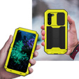 Páncélozott tok a Samsung Galaxy S23 Plus, R-JUST CamShield Slide, sárga