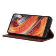 Telefontok a Samsung Galaxy A56, Wallet Litchi Leather, barna
