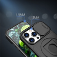 Tok iPhone 16 Pro Max, Military Magnet, MagSafe-hoz, fekete