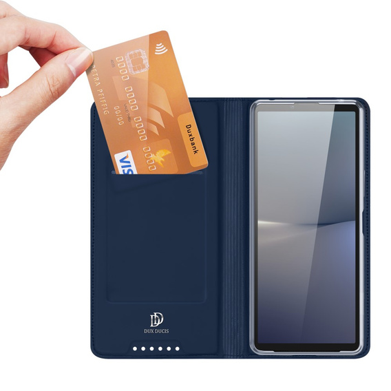 Dux Ducis Telefontok a Sony Xperia 10 VI, Skinpro, sötétkék