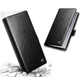 Flip tok Samsung Galaxy S25 Ultra, QIALINO Leather Wallet, fekete