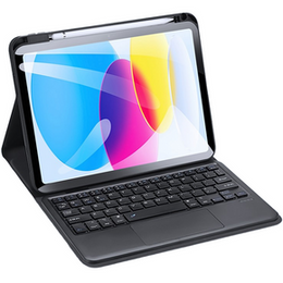Tok + billentyűzet iPad 10.9 2022 10 Gen, Dux Ducis Magnetic Keyboard, fekete