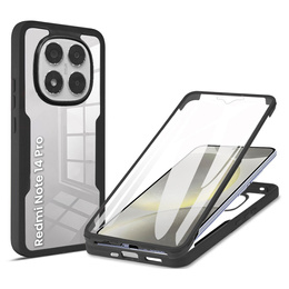 Tok Xiaomi Redmi Note 14 Pro 5G készülékhez, Shockproof, fóliával, fekete